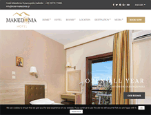 Tablet Screenshot of hotel-makedonia.gr